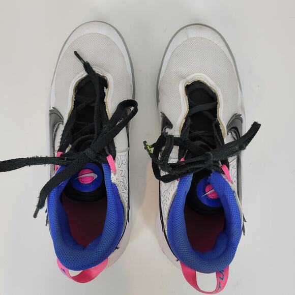 Nike Team Hustle D 10 SE x Space Jam Mens Shoes Size 7 White Sneakers DH8053-100 - Picture 4 of 15